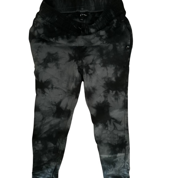 ART CLASS BLACK/Grey Tie Dye fleece joggers - Picture 6 of 8